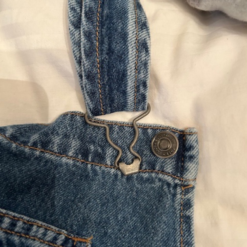 We The Free Blue Denim Ziggy Overalls Jumpsuit - Picture 9 of 10